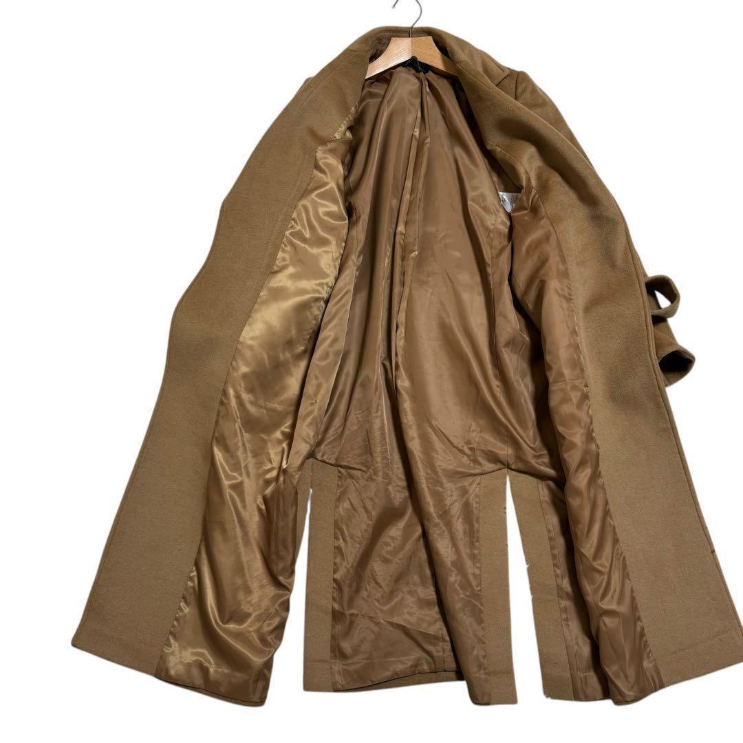 Max Mara MAX&Co. Long Coat Asian fit L 40 US size M Beige Authentic