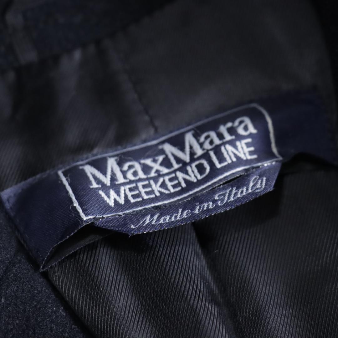 Max Mara WEEKEND Chester Coat Asian fit L 40 US size M Black Authentic
