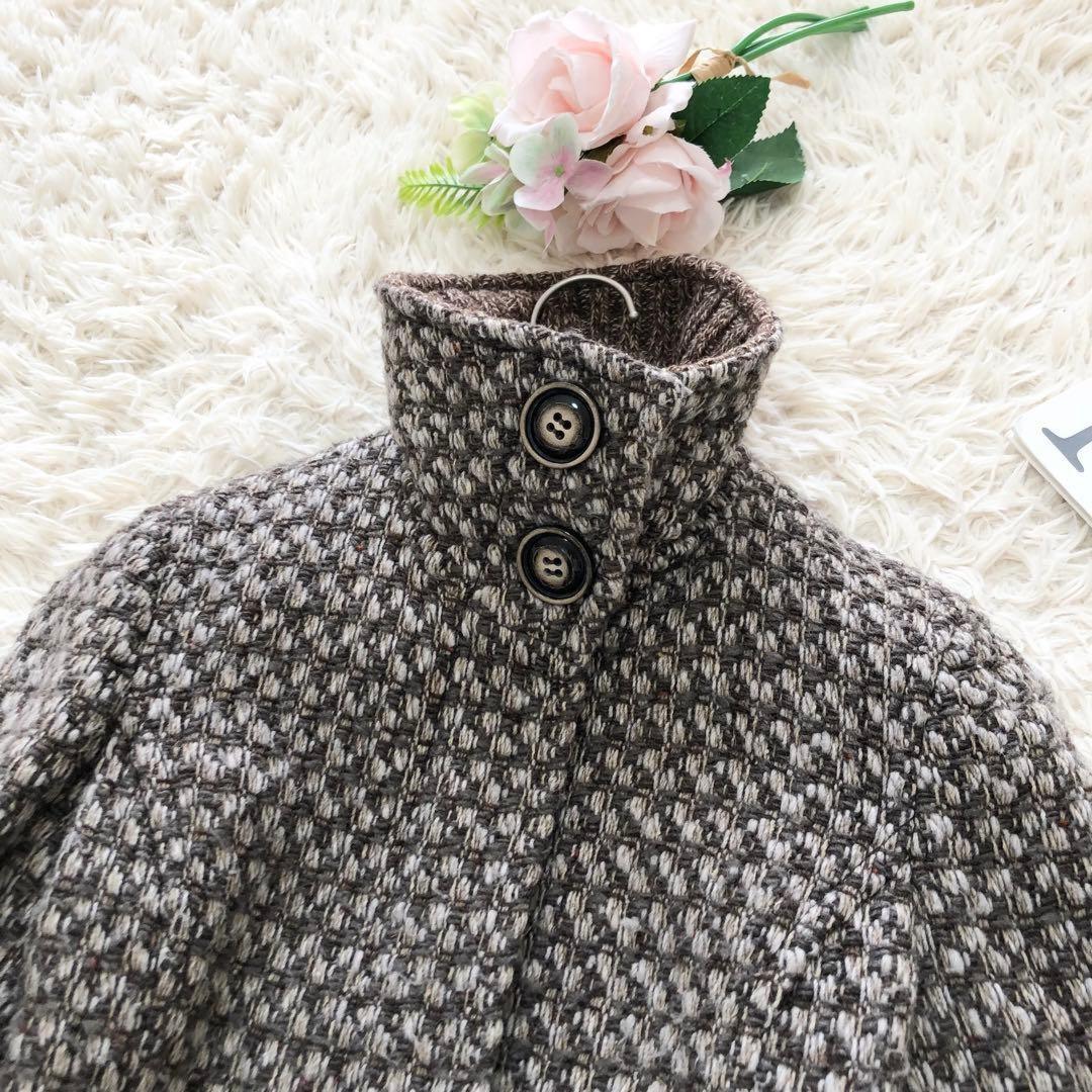 Max Mara MAX&Co. 2way Coat Asian fit M 38 US size S Brown Authentic
