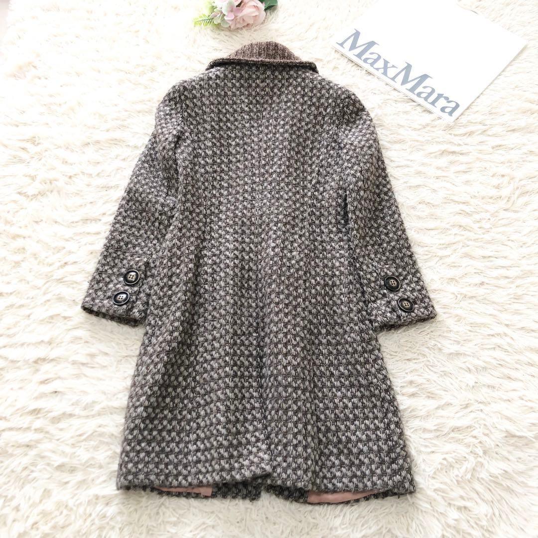 Max Mara MAX&Co. 2way Coat Asian fit M 38 US size S Brown Authentic