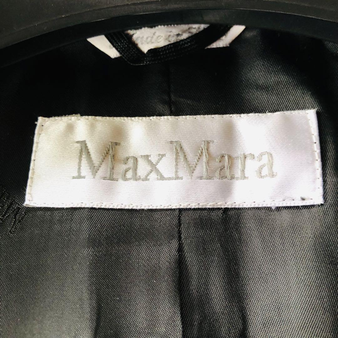Max Mara Gown Coat Asian fit M 38 US size S Black Authentic