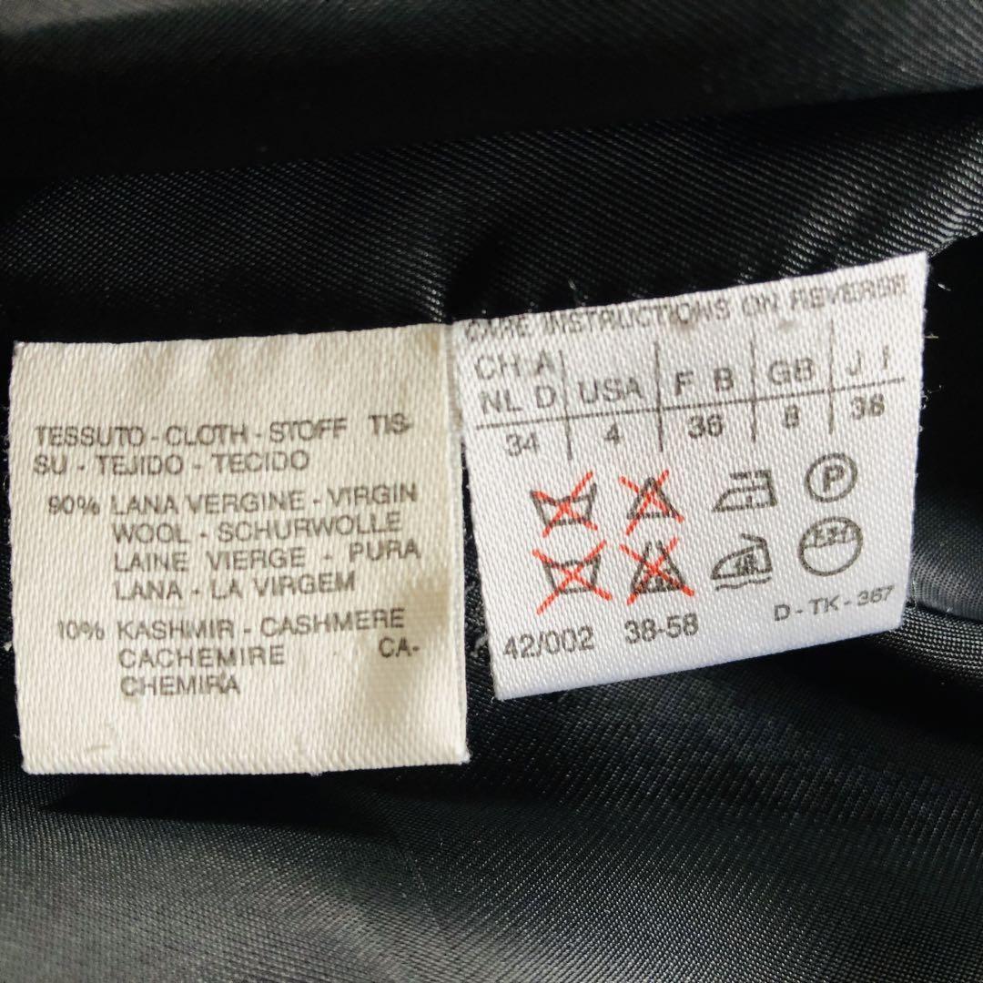 Max Mara Gown Coat Asian fit M 38 US size S Black Authentic