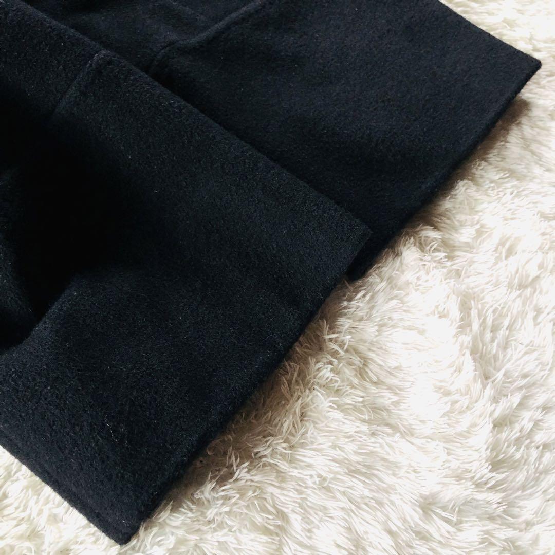 Max Mara Gown Coat Asian fit M 38 US size S Black Authentic
