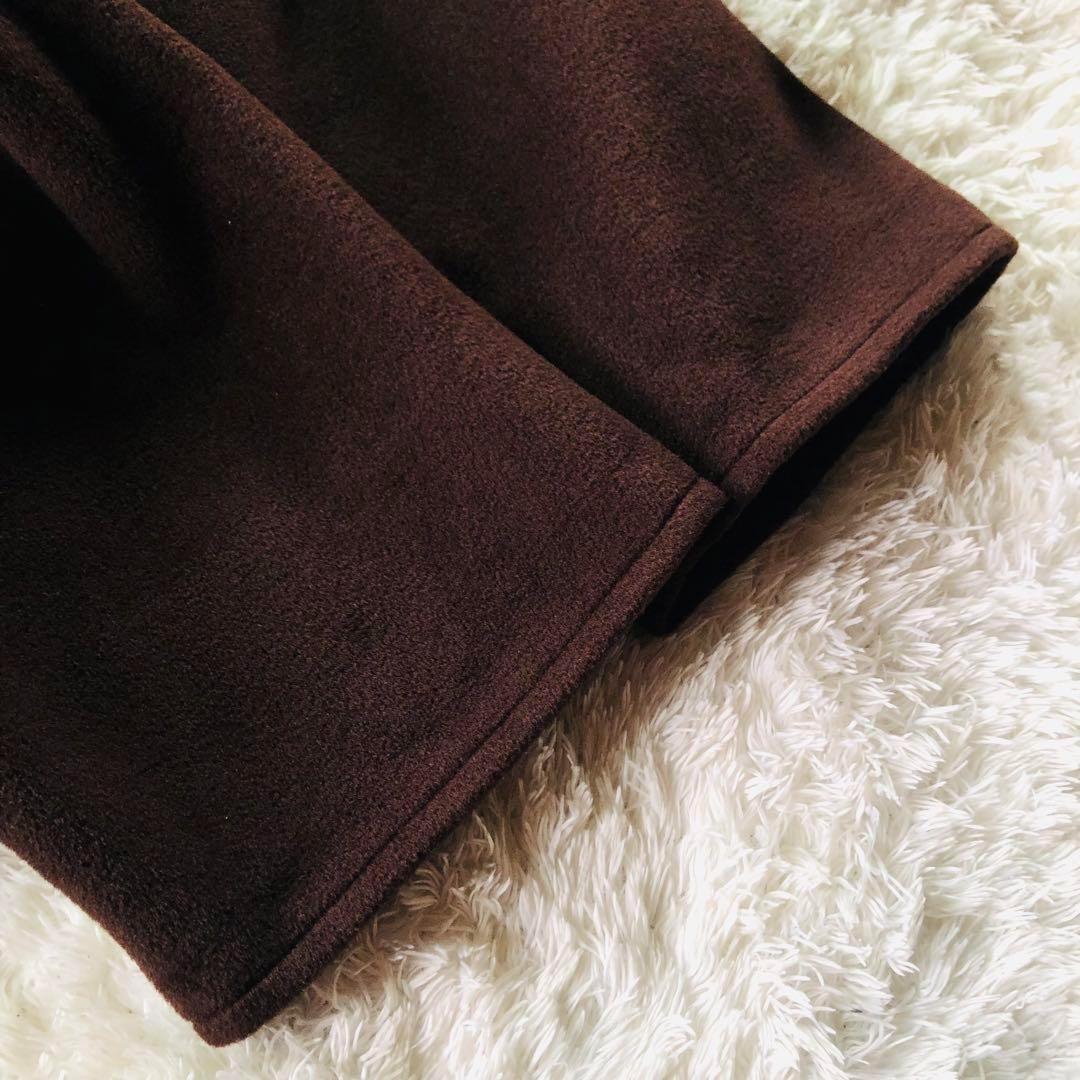 Max Mara Wool Coat Asian fit XL 42 US size L Brown Authentic