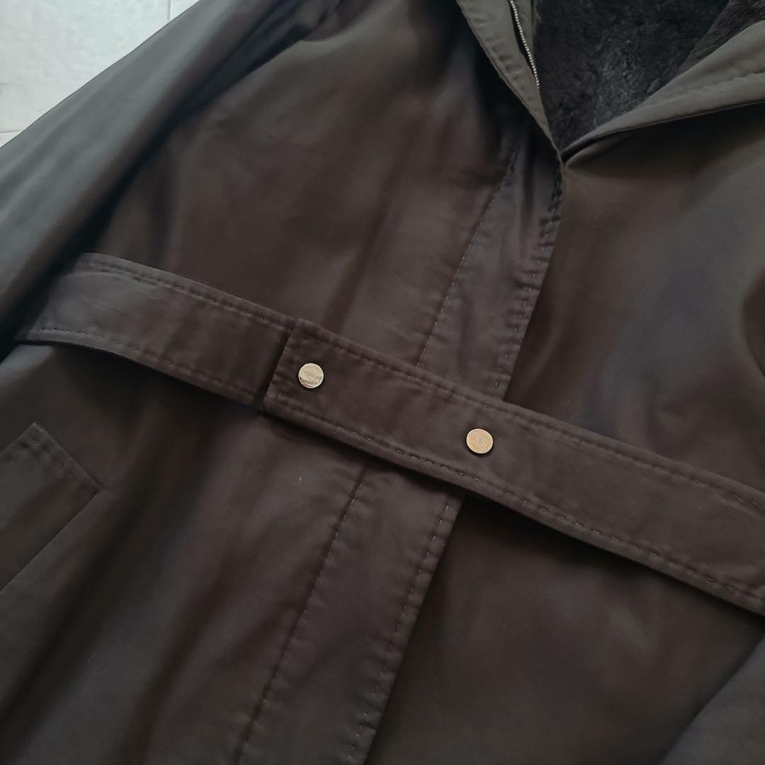 S Max Mara Coat Asian fit L US size M Dark Brown Authentic