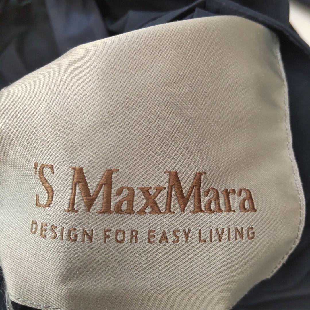 Max Mara Reversible Coat Asian fit S 36 US size XS Navy Dark Blue Authentic