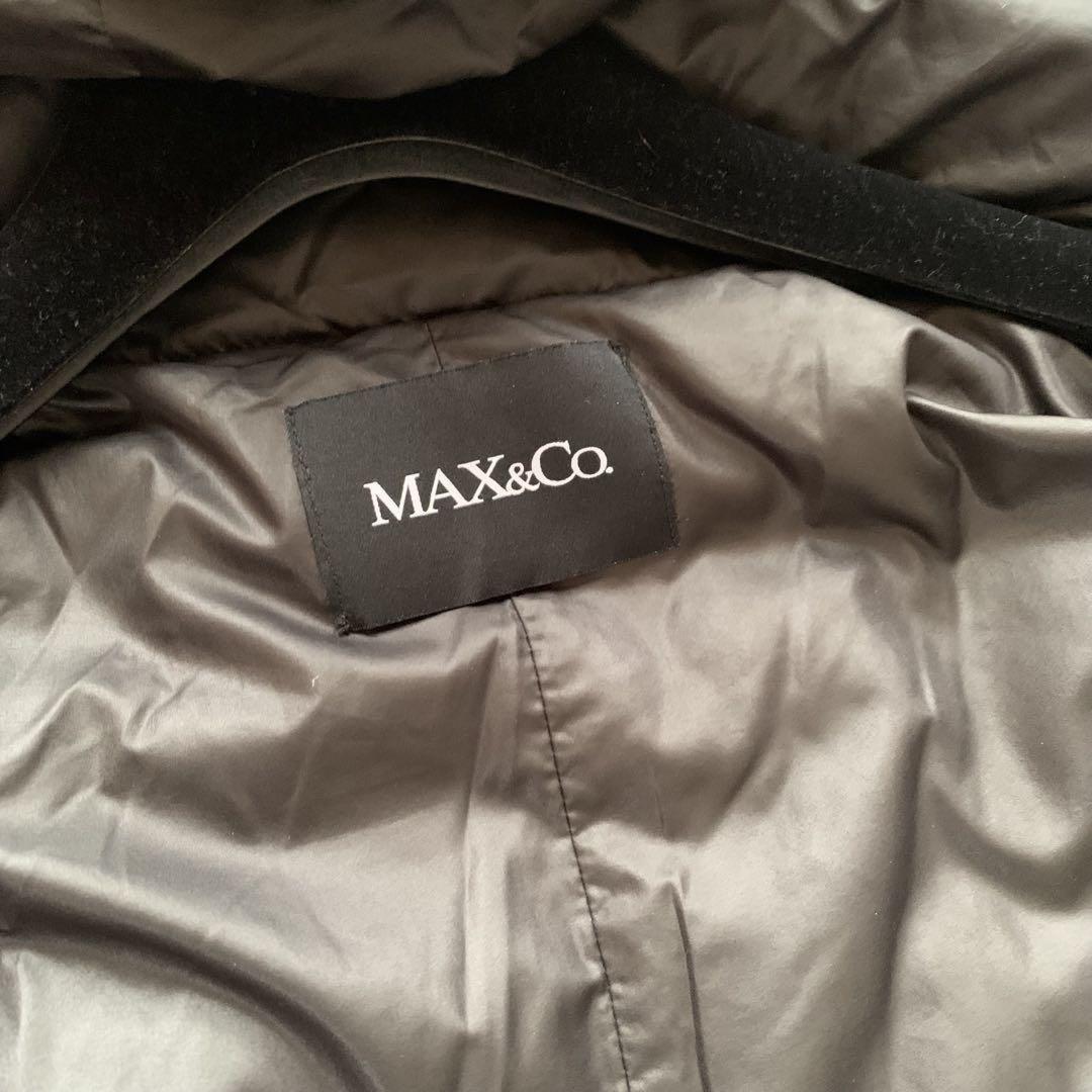 Max Mara MAX&Co. 2way Down Coat Asian fit L 40 US size M Black Authentic