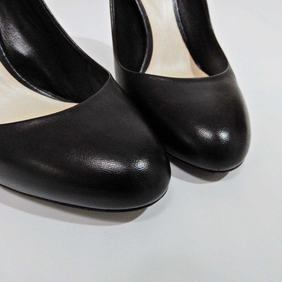 Christian Dior Shoes Pumps Heel EU 36.5 US 6.5 Leather Black Authentic