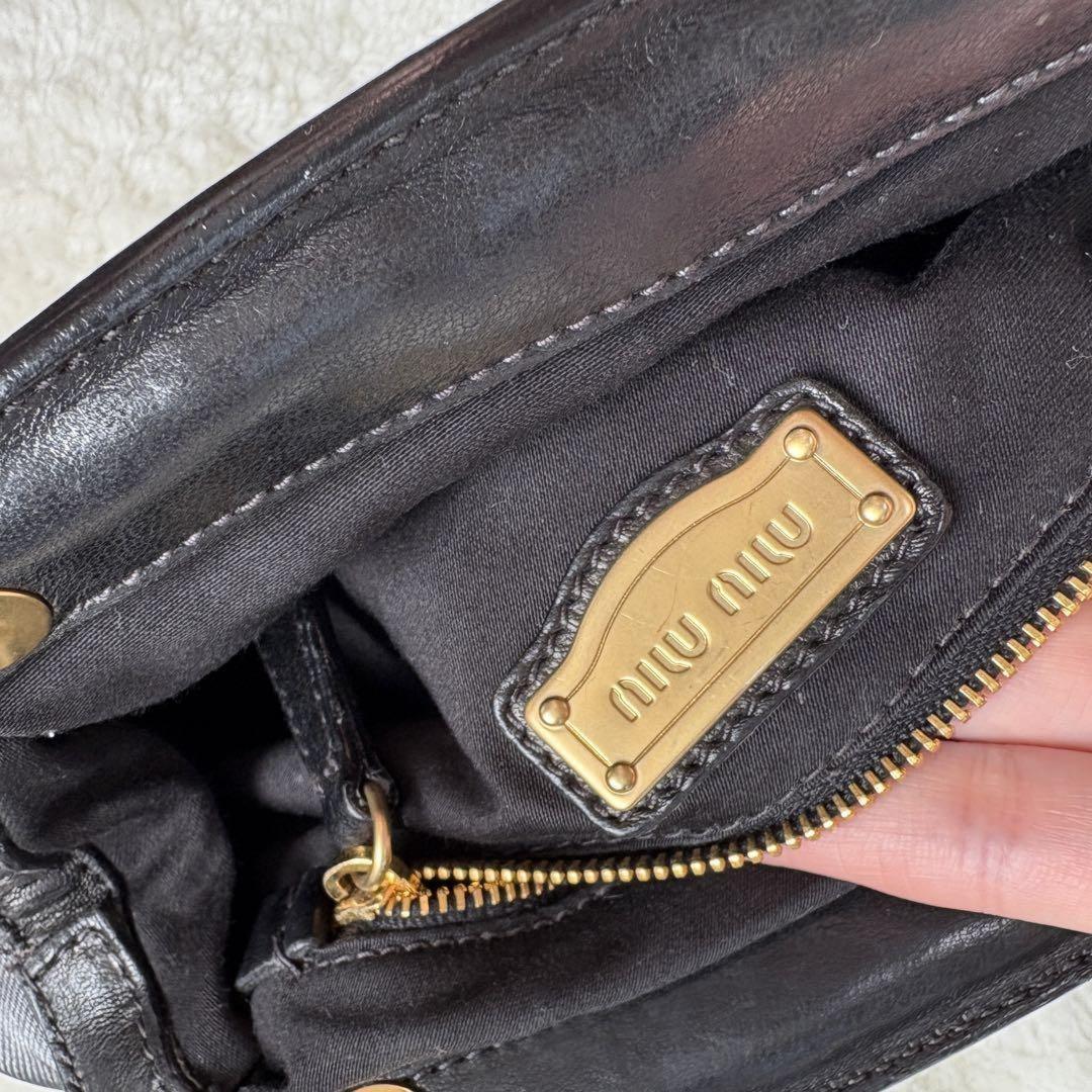 MIU MIU Clutch Bag Second Bag Authentic