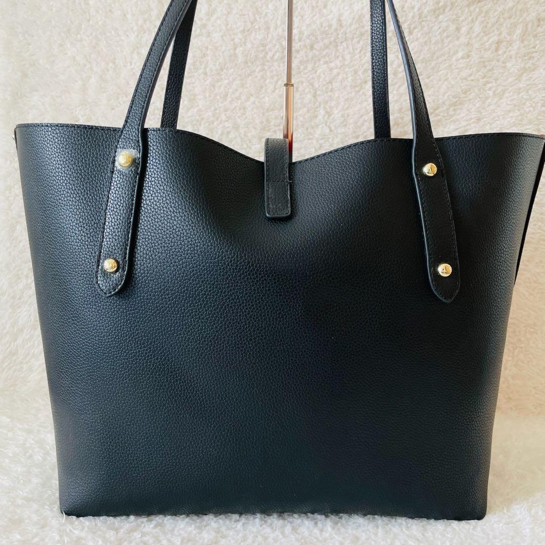 COACH Hand Bag Tote Purse Black Authentic