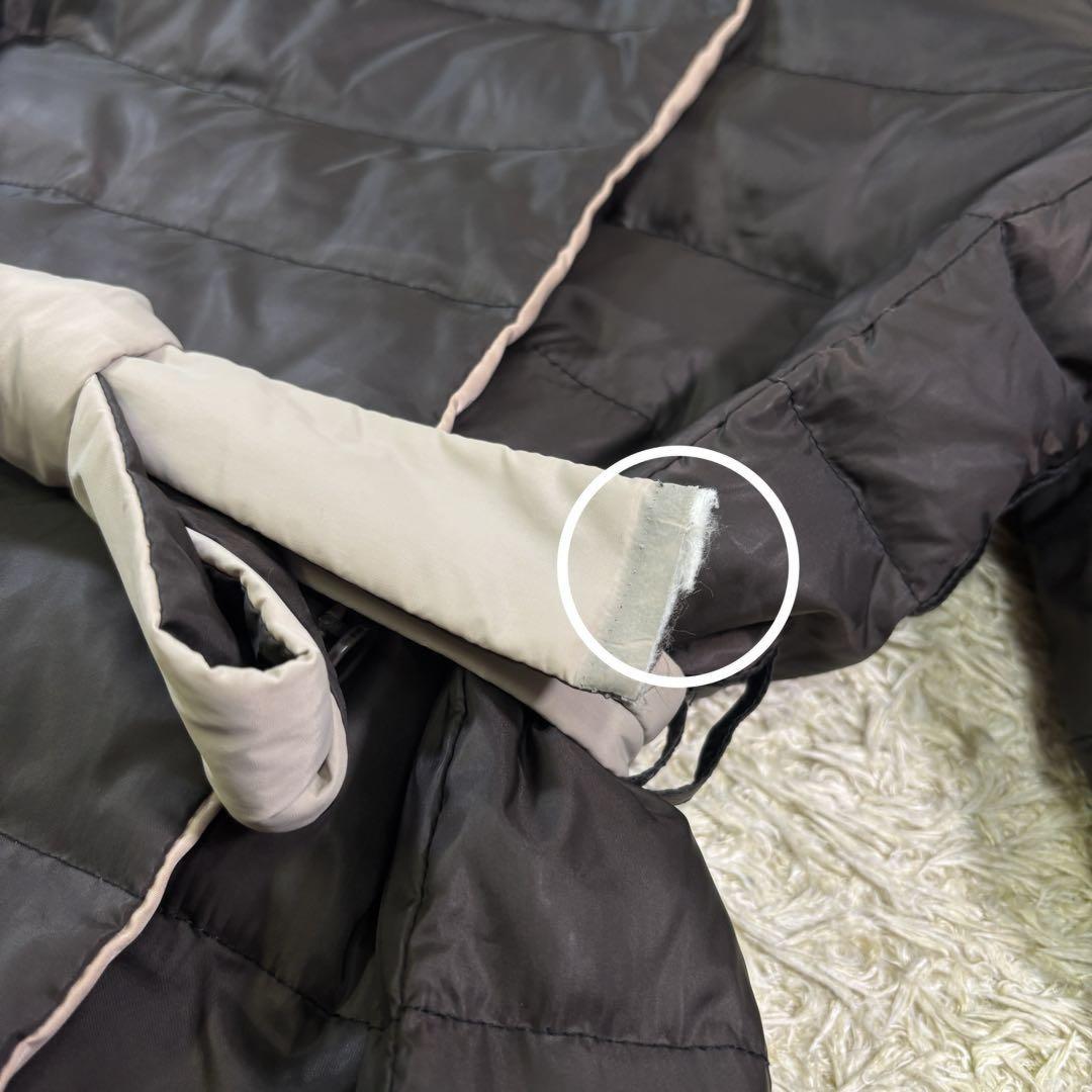 S Max Mara hooded Coat Asian fit M 38 US size S Black Beige Authentic