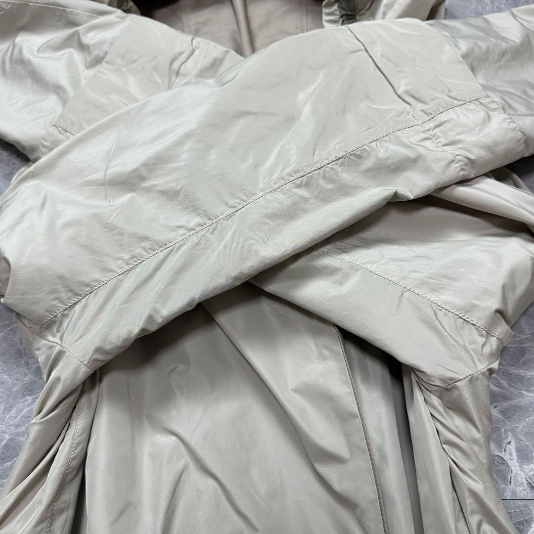 S Max Mara reversible hooded Coat Asian fit L 40 US size M Beige Authentic