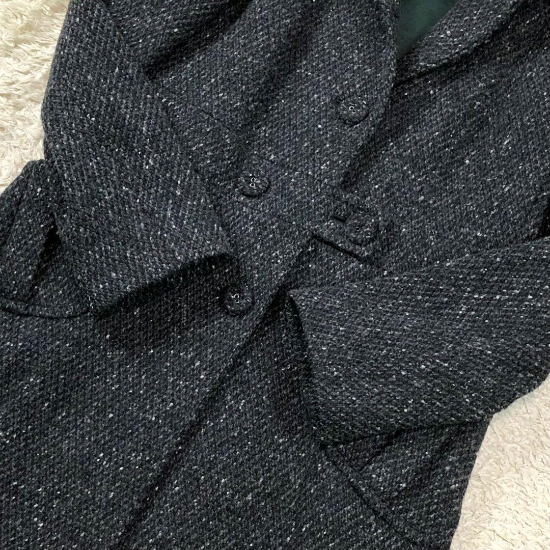 Max Mara Long Coat Asian fit 2XL 44 US size XL Black Authentic