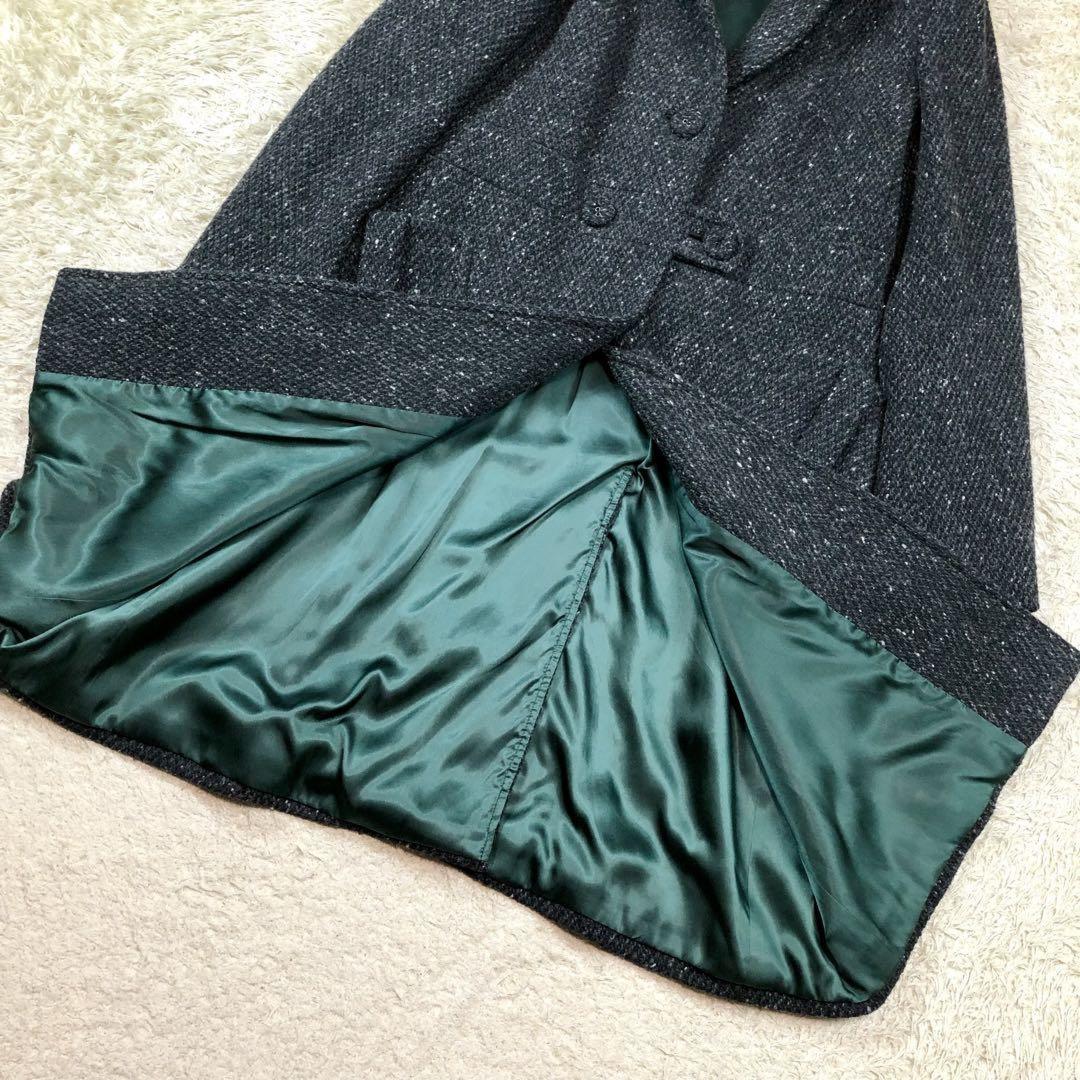 Max Mara Long Coat Asian fit 2XL 44 US size XL Black Authentic