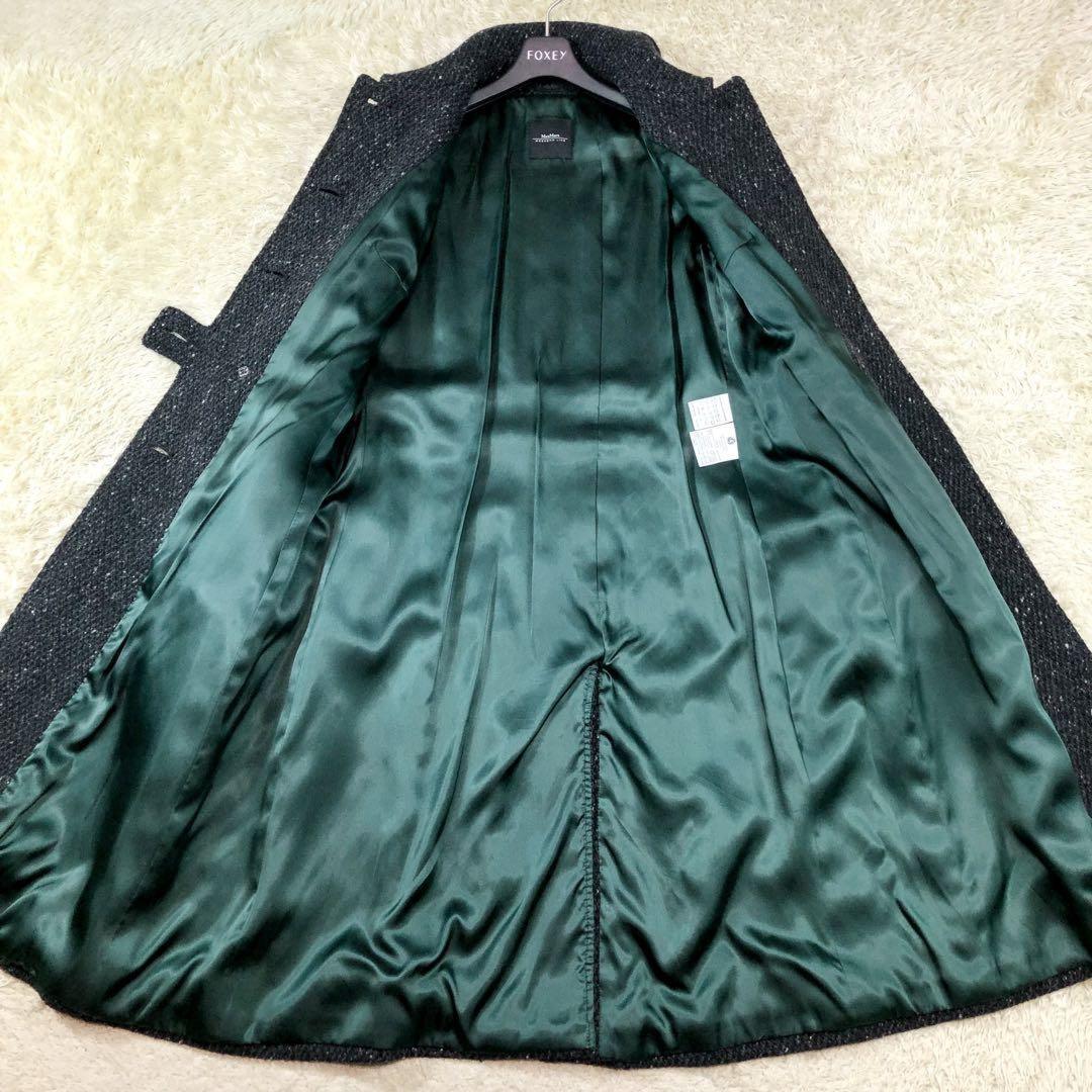 Max Mara Long Coat Asian fit 2XL 44 US size XL Black Authentic