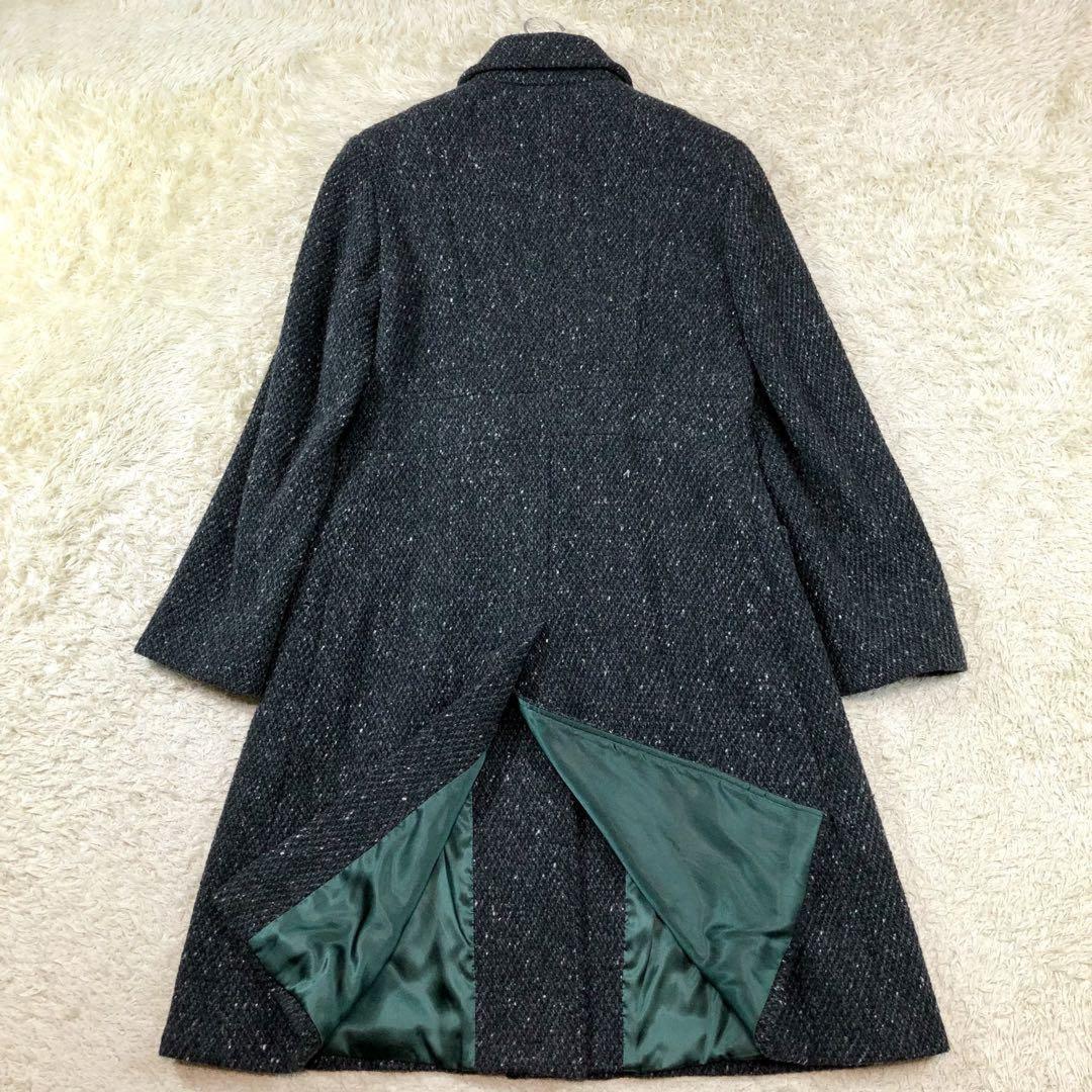 Max Mara Long Coat Asian fit 2XL 44 US size XL Black Authentic