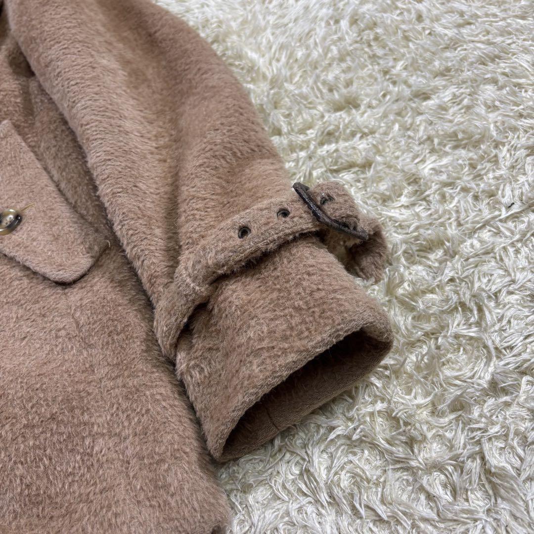Max Mara P Coat Asian fit L 40 US size M Beige Authentic