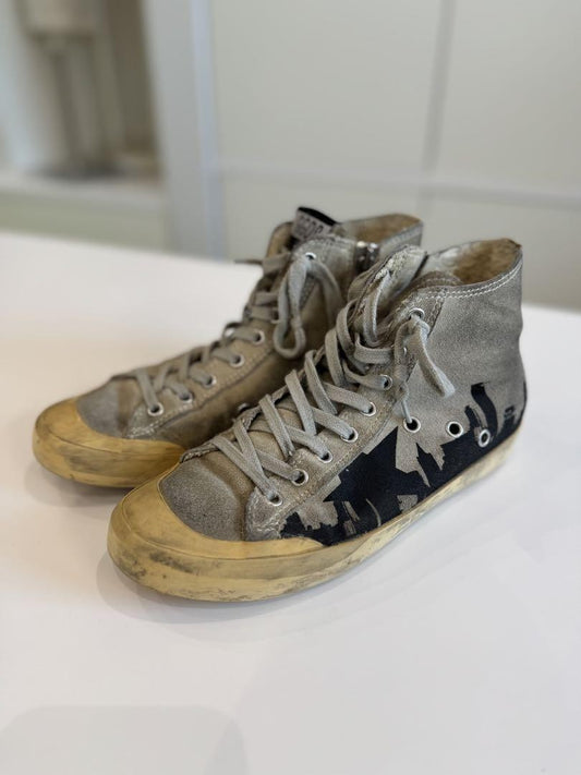 GOLDEN GOOSE FRANCY Sneakers Shoes High-cut EU 37.0 US 7.0 Authentic