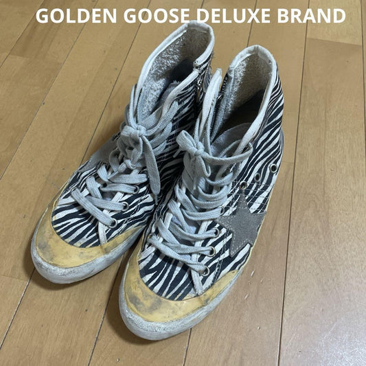 GOLDEN GOOSE DELUXE BRAND Sneakers Shoes High-cut STAR EU 36 US 6 Authentic