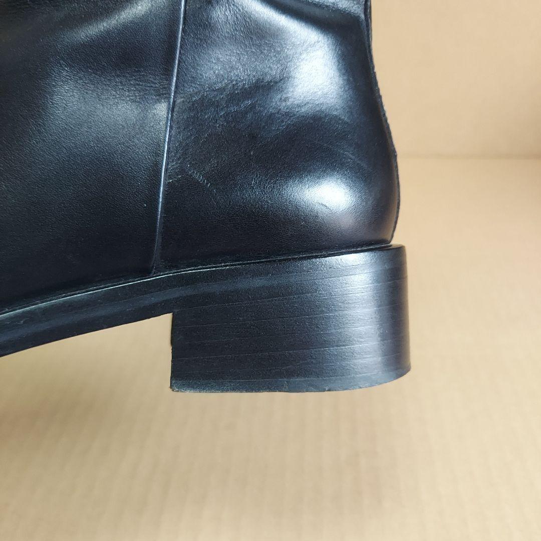 GUCCI Short Boots Shoes EU 37.5 US 7.5 Black Authentic