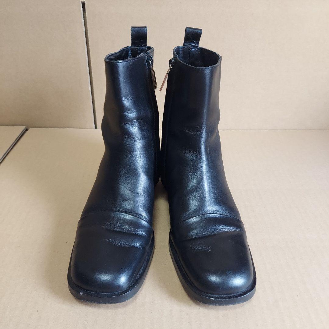 GUCCI Short Boots Shoes EU 37.5 US 7.5 Black Authentic