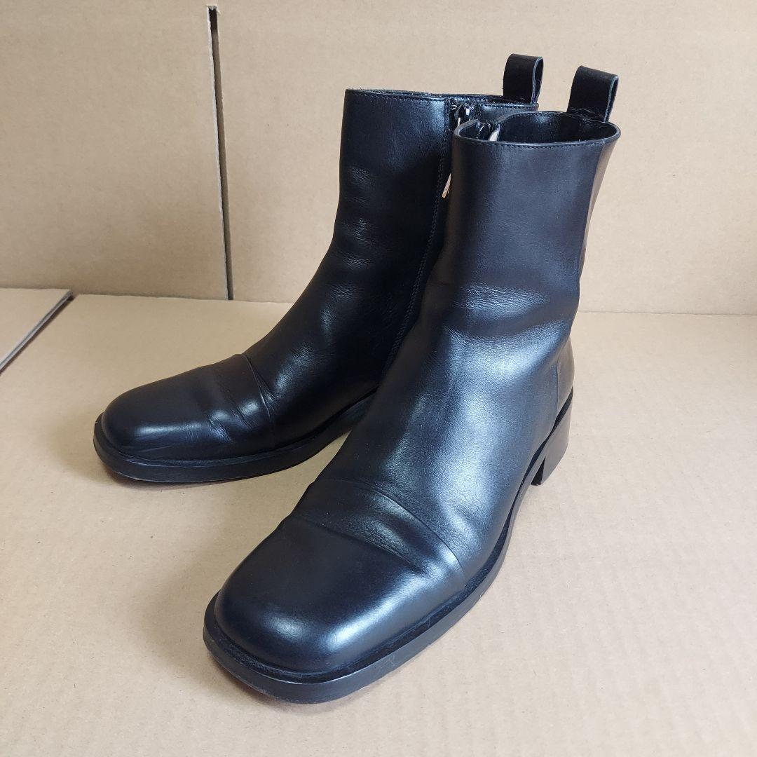 GUCCI Short Boots Shoes EU 37.5 US 7.5 Black Authentic