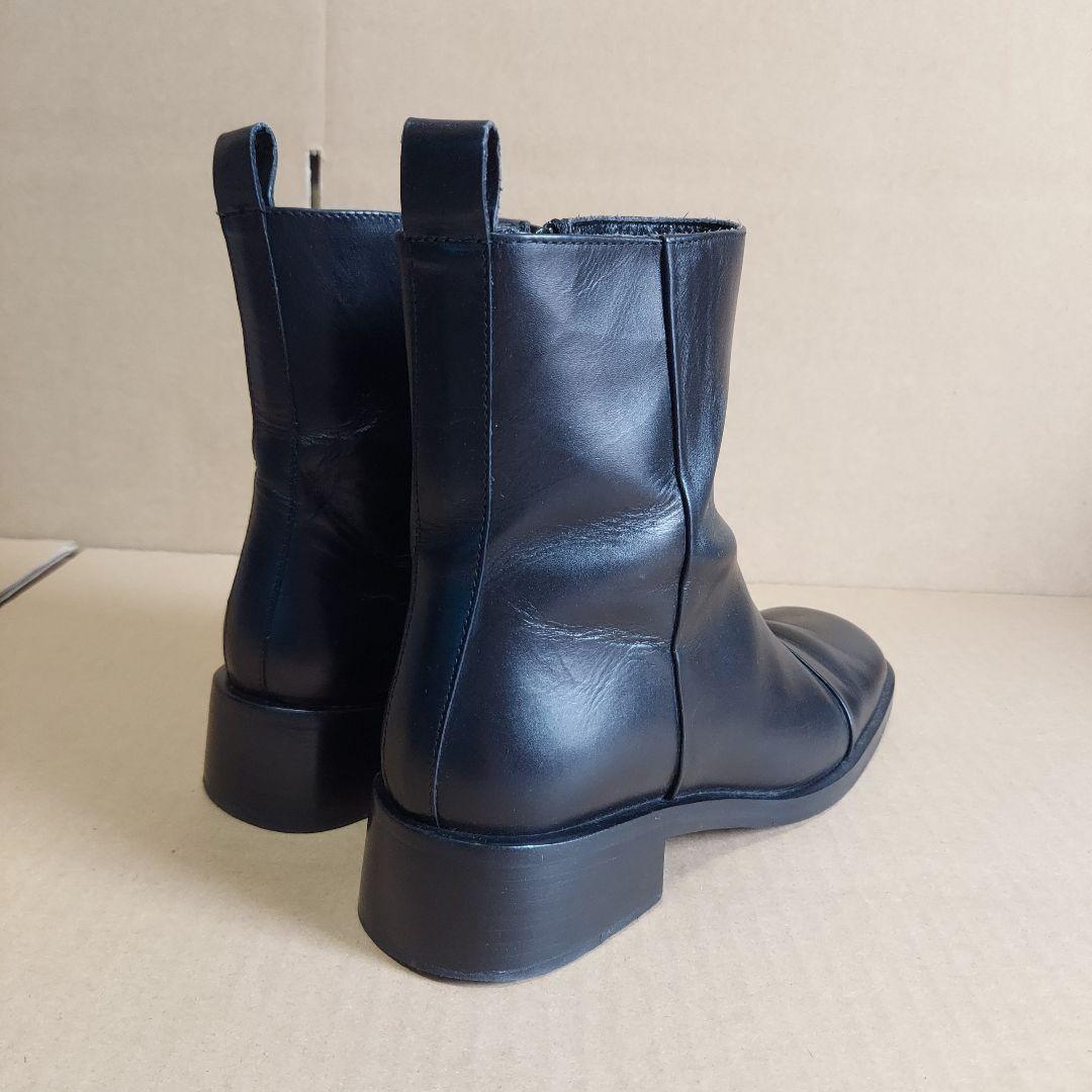 GUCCI Short Boots Shoes EU 37.5 US 7.5 Black Authentic