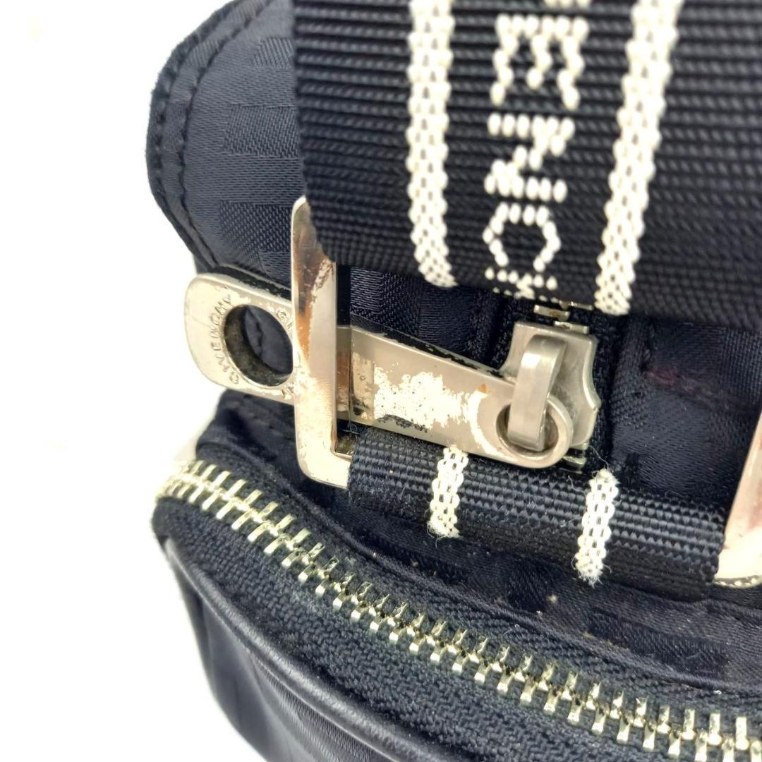 GIVENCHY Shoulder Bag Purse 4G Nylon Black Authentic