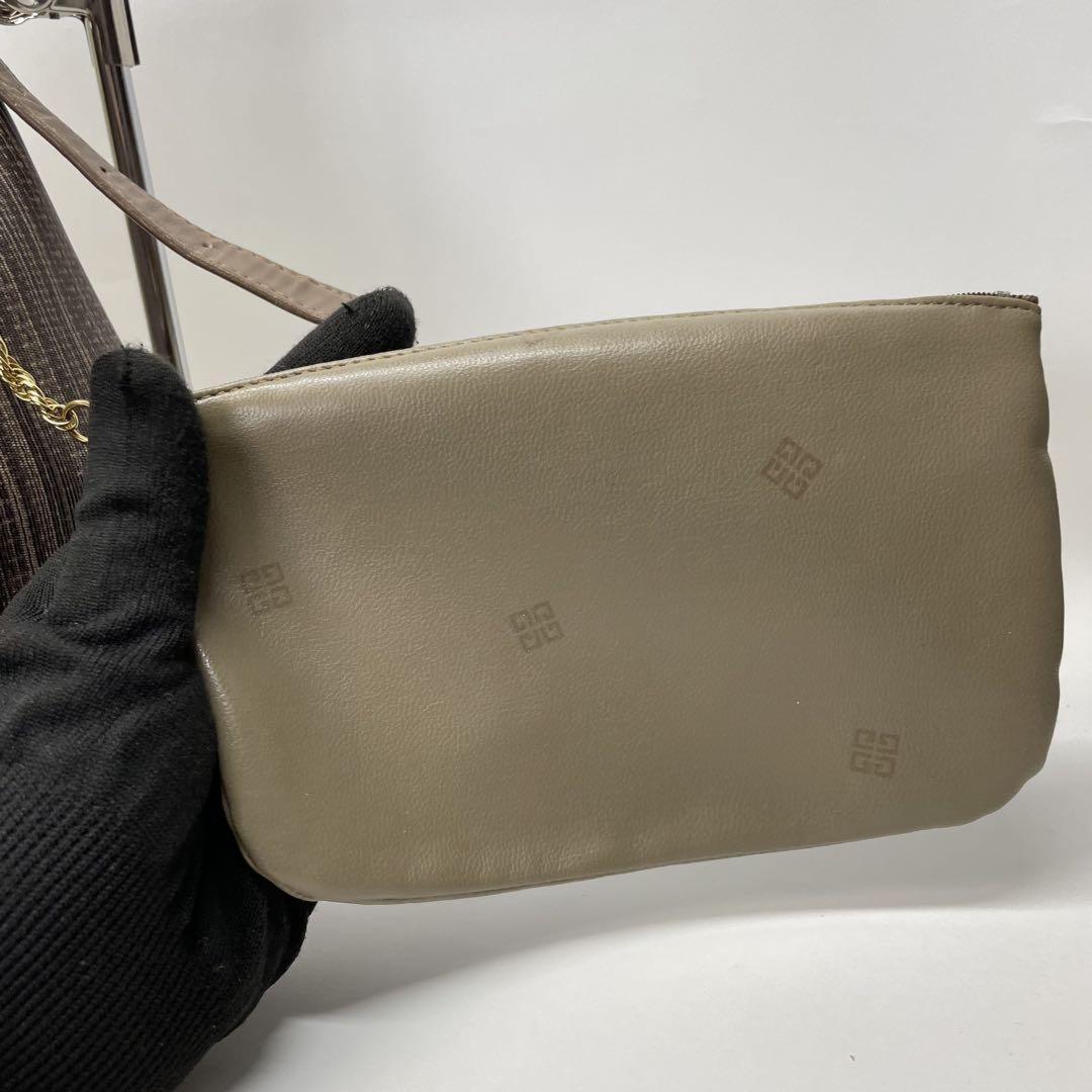 GIVENCHY Shoulder Bag Purse 4G PVC Authentic