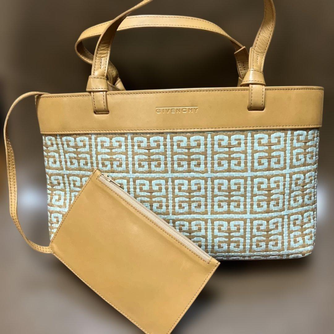 GIVENCHY Hand Bag Tote Purse 4G Authentic