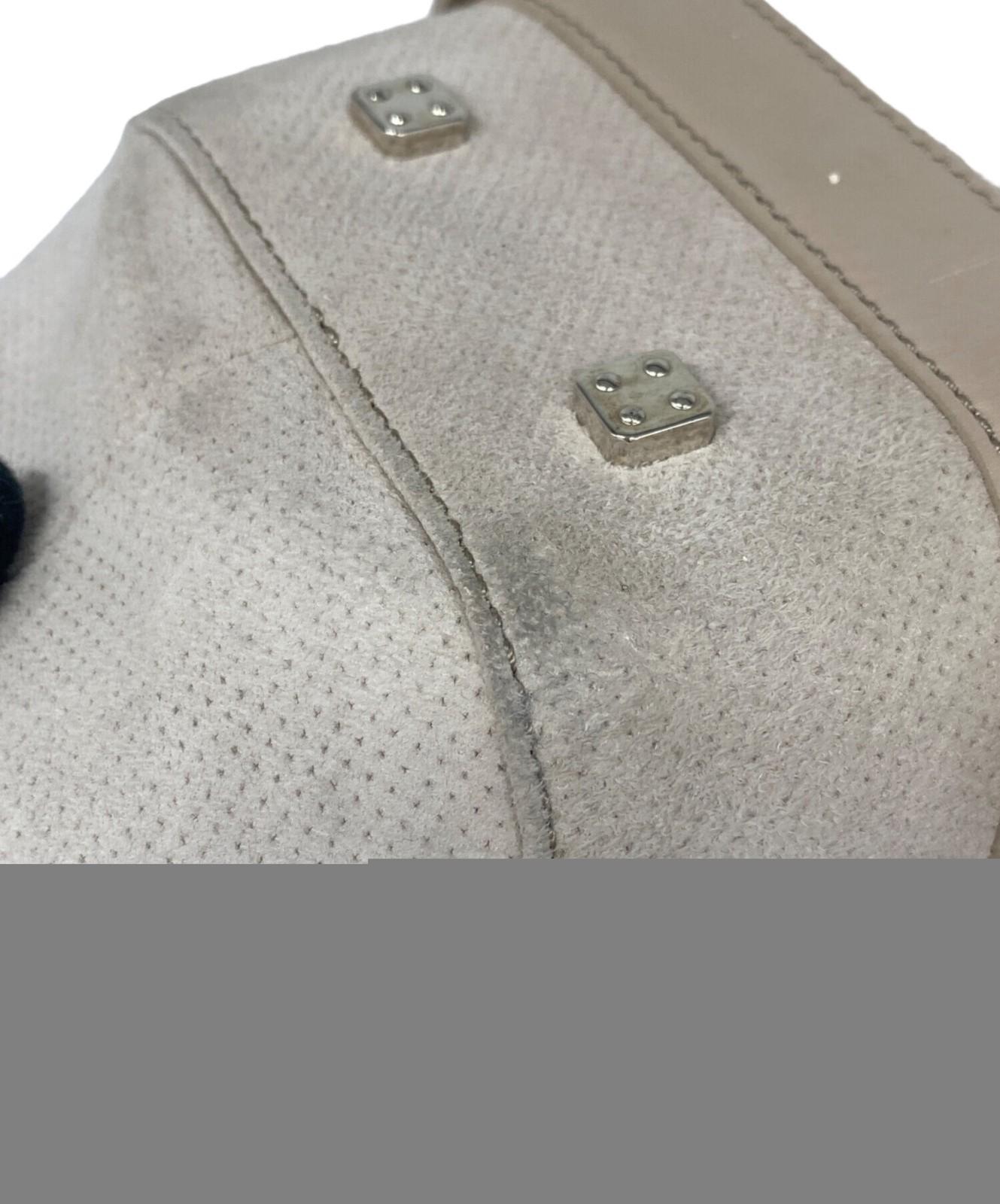 LOEWE Hand Bag Tote Purse Beige Authentic