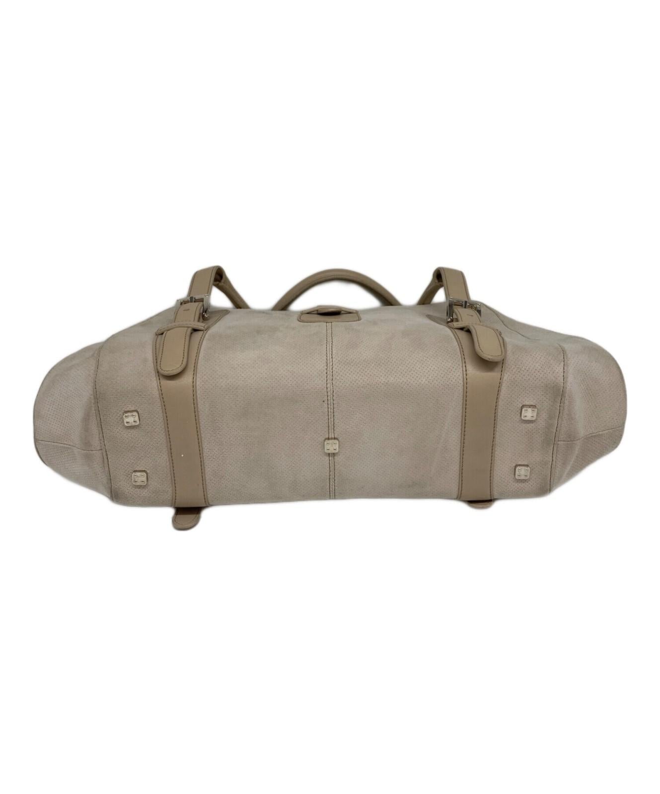LOEWE Hand Bag Tote Purse Beige Authentic