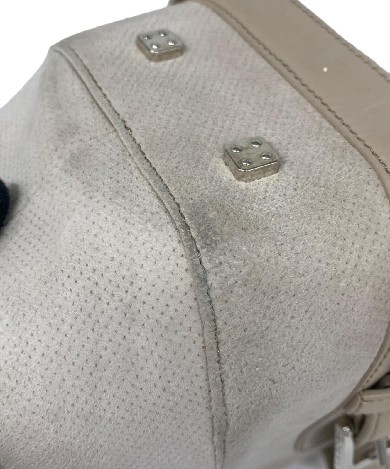 LOEWE Hand Bag Tote Purse Beige Authentic