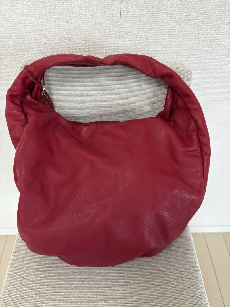 LOEWE Hand Shoulder Bag Tote Purse Anagram Leather Authentic