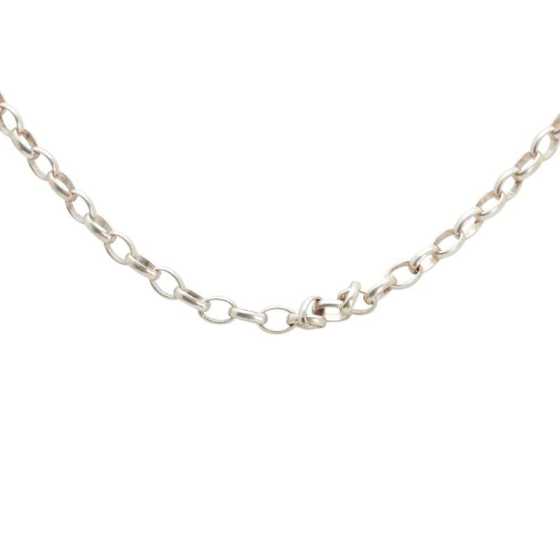 GUCCI Necklace Pendant Chain Silver 925 Women Accessory Authentic