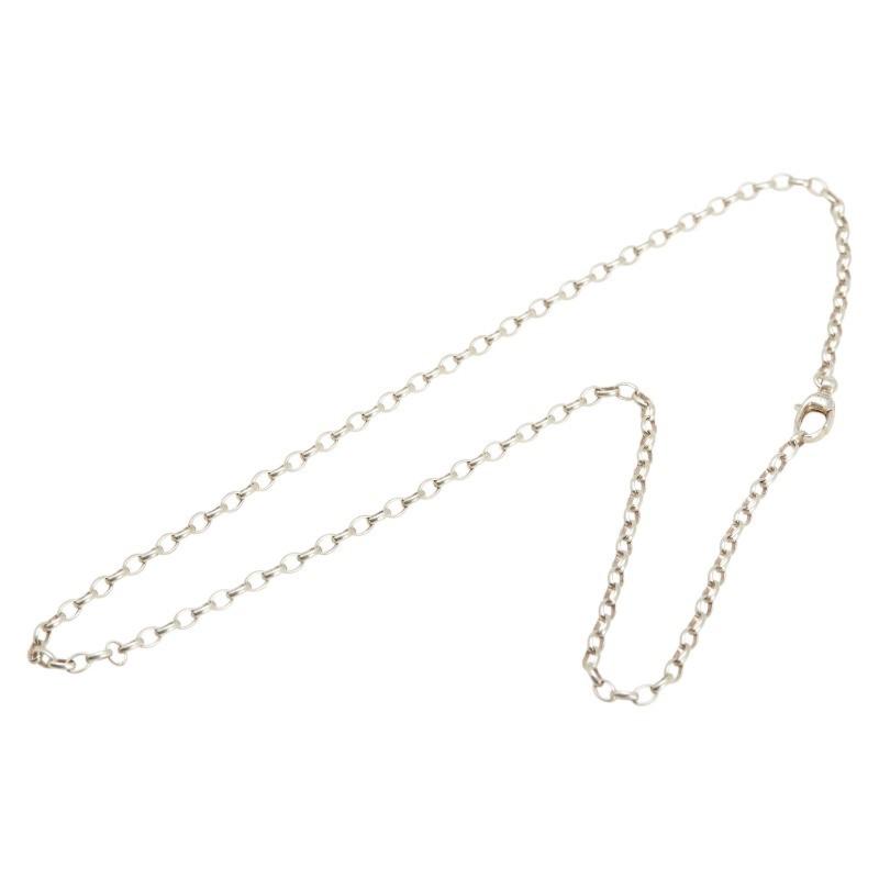 GUCCI Necklace Pendant Chain Silver 925 Women Accessory Authentic