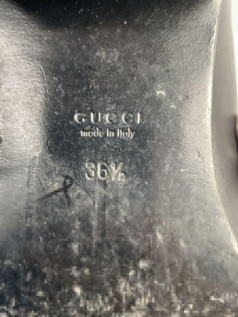 GUCCI Long Boots Shoes EU 38.5 US 8.5 Black Authentic