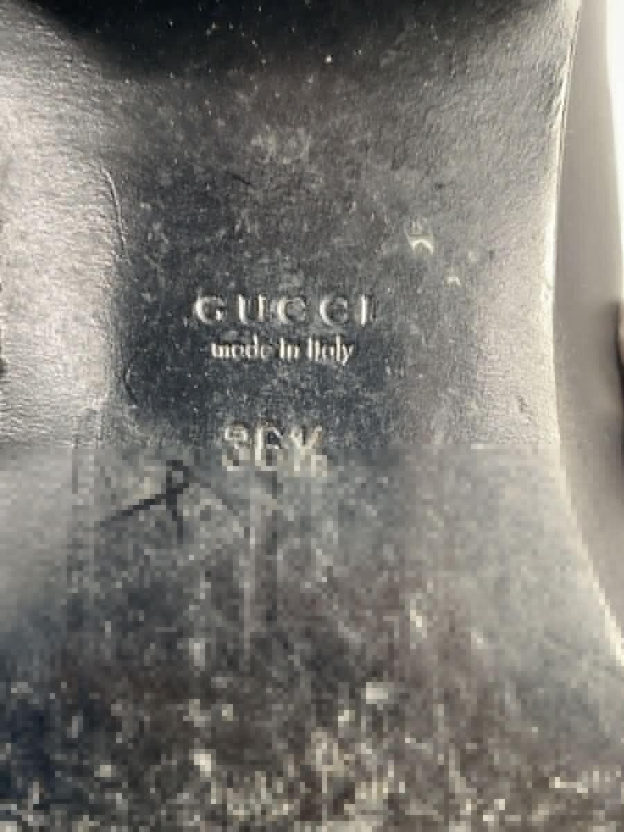 GUCCI Long Boots Shoes EU 38.5 US 8.5 Black Authentic