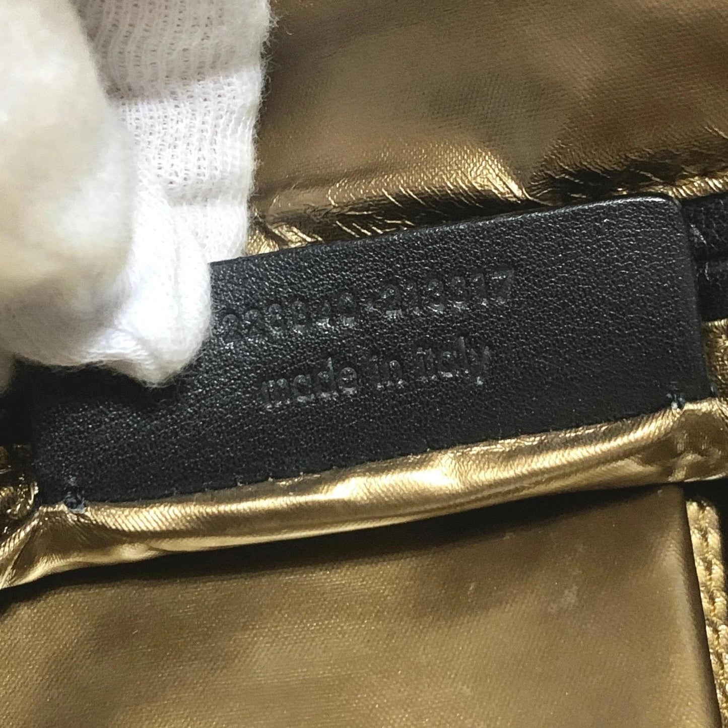 Yves Saint Laurent Shoulder Bag YSL Cassandra Purse Black Gold Women's Used