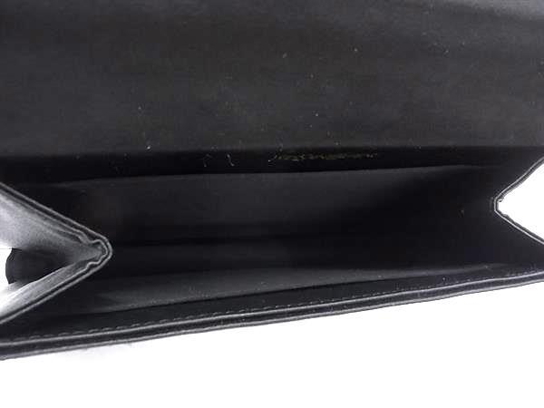 Saint Laurent Clutch Bag Second Bag Satin Black Authentic