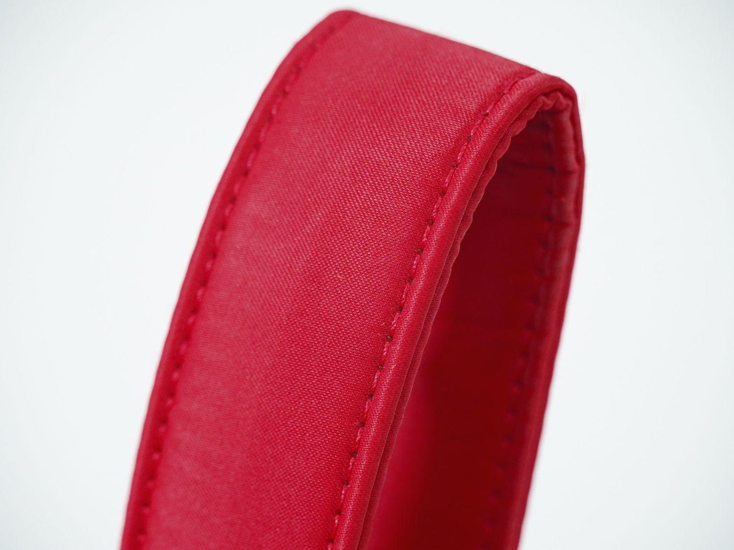 Saint Laurent Hand Bag Tote Purse YSL Cassandra Nylon Red Authentic