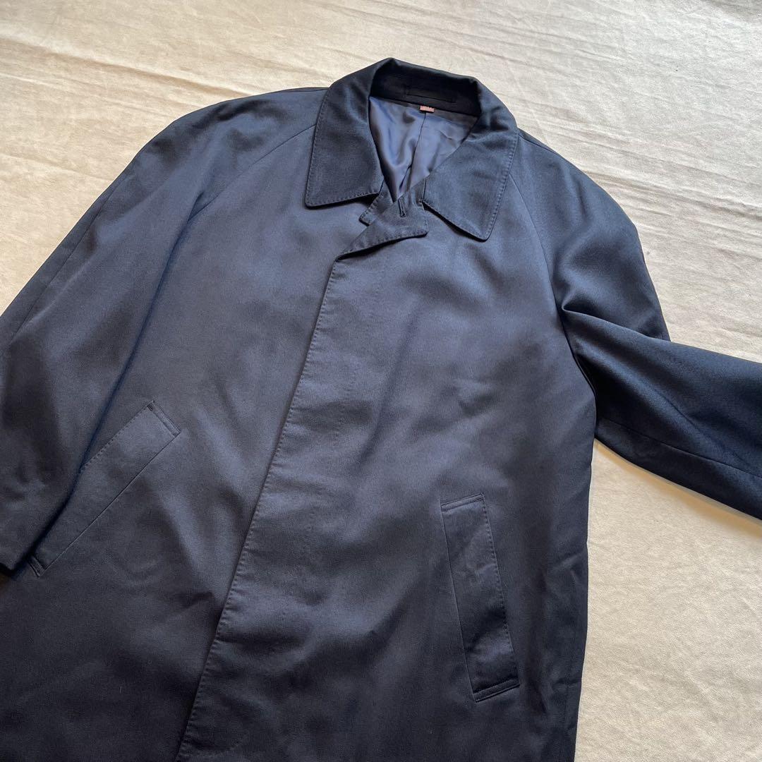 Saint Laurent soutien collar Coat FREE SIZE Navy Authentic