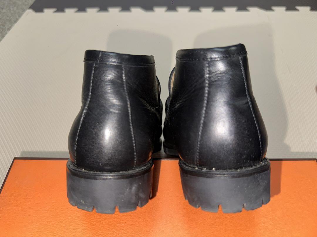 GUCCI Loafers Shoes Horse Bit EU 34.5 US 4.5 Black Authentic