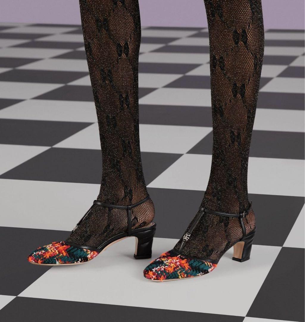 GUCCI Sandals Shoes EU 35.5 US 5.5 Multicolor Authentic