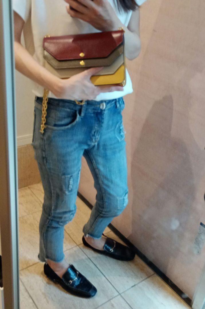 MULBERRY Shoulder Bag Purse Chain Leather Burgundy Gray Cream Yellow Authentic