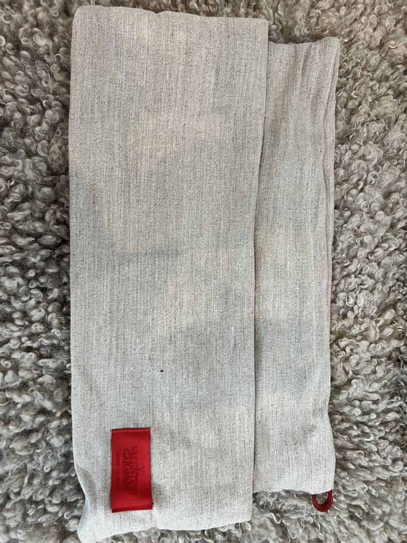 Valentino Small Shoulder Bag Purse Beige Authentic