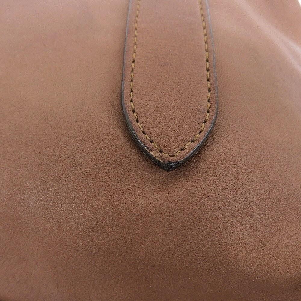 MULBERRY Hand Shoulder Bag Tote Purse Boston 2way Leather Brown Authentic