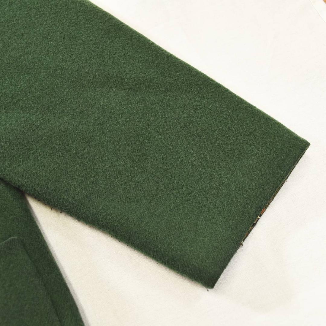 Aquascutum Double-breasted wool Coat Asian fit XL US size L Green Authentic