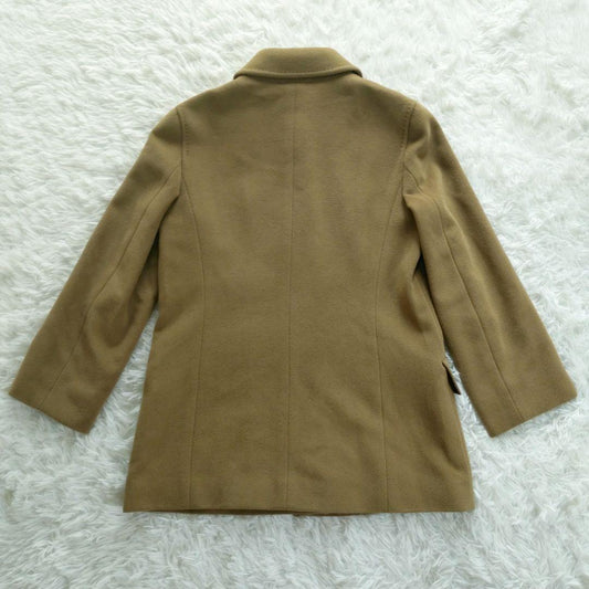 Aquascutum Coat Asian fit L US size M Camel Authentic