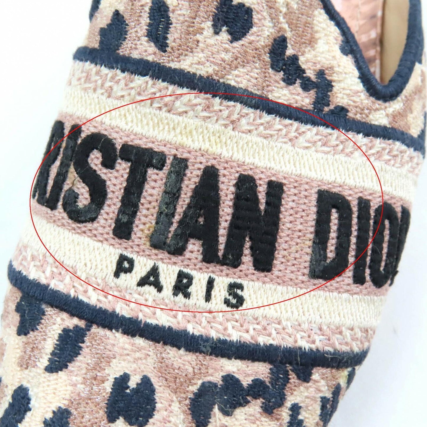 Christian Dior Sandals Shoes Mule slip-ons Logo EU 37 US 7 Multicolor Authentic